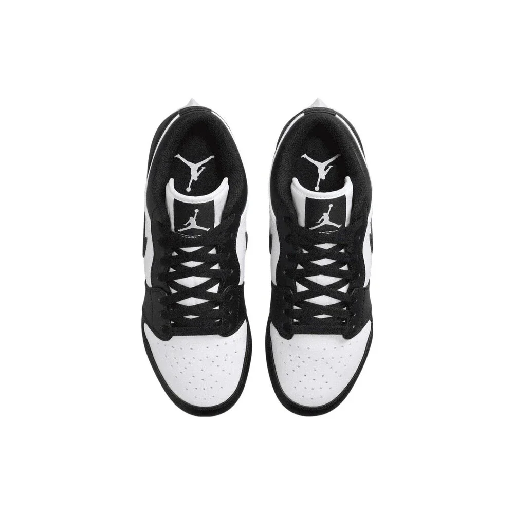 Mens Sz 15 Nike Air Jordan 1  Low TD Black White Football Cleats FJ6245-100